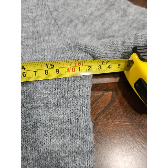 Vintage Carol Brent Gray Cardigan Sweater Montgomery Ward Cottagecore S - Picture 3 of 5